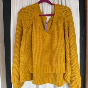 Yellow Fenty sweater